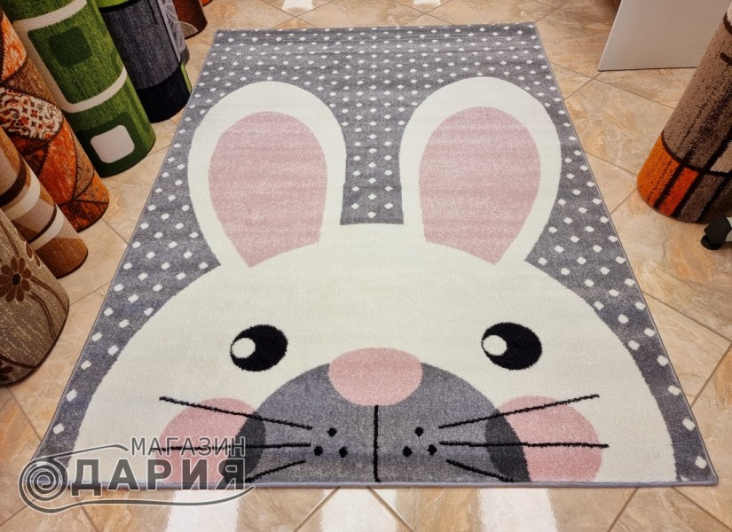 Тъкан килим MAGNOLIA 513 l.grey/pink